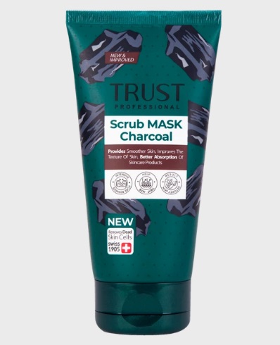 ماسک لایه‌بردار زغال تراست TRUST Charcoal Scrub Mask
